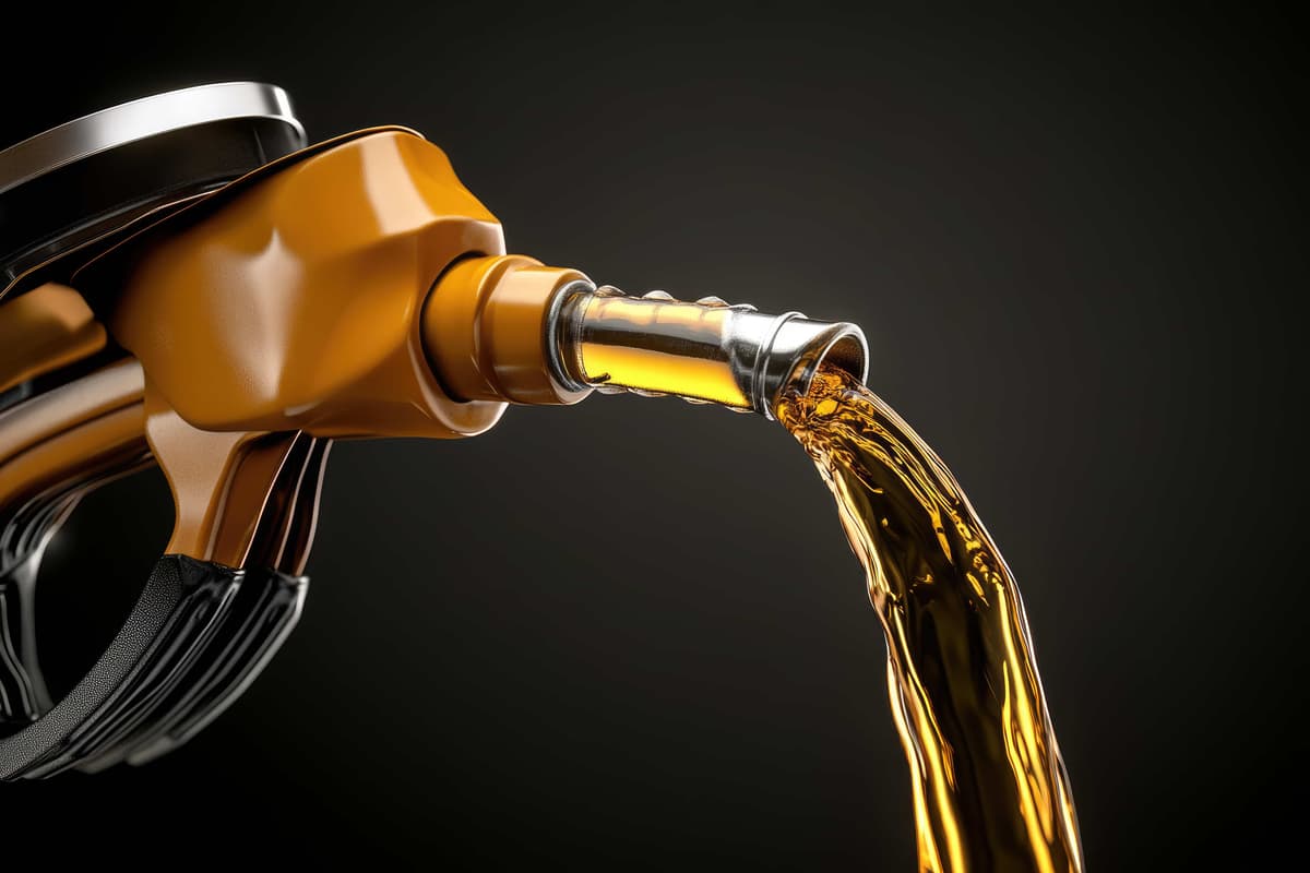 Metering nozzle at tanker